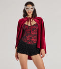 Lil' Red Velvet Halloween Cape