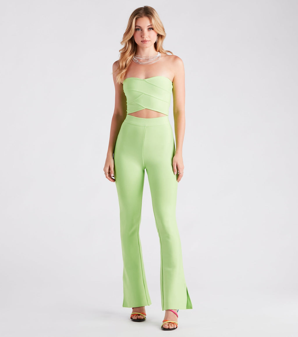 Look At Me Wow Bandage Flare Pants