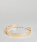 Lady Justice Metal Plate Belt