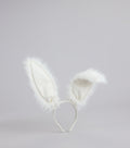 Flirty Fuzzy Faux Fur Bunny Ears Headband
