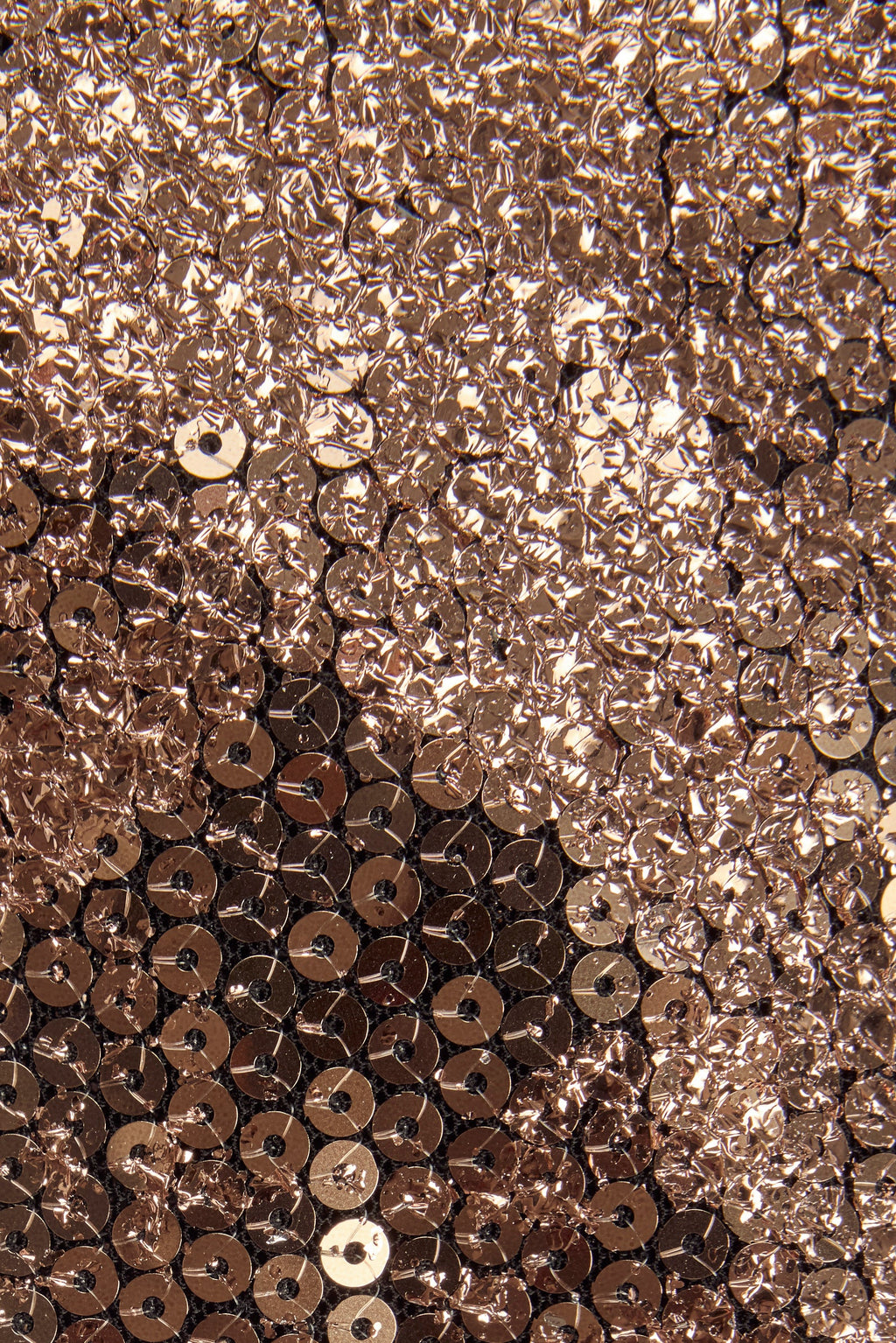 Embellished Straight-Neck Maxi Dress in Copper Gold