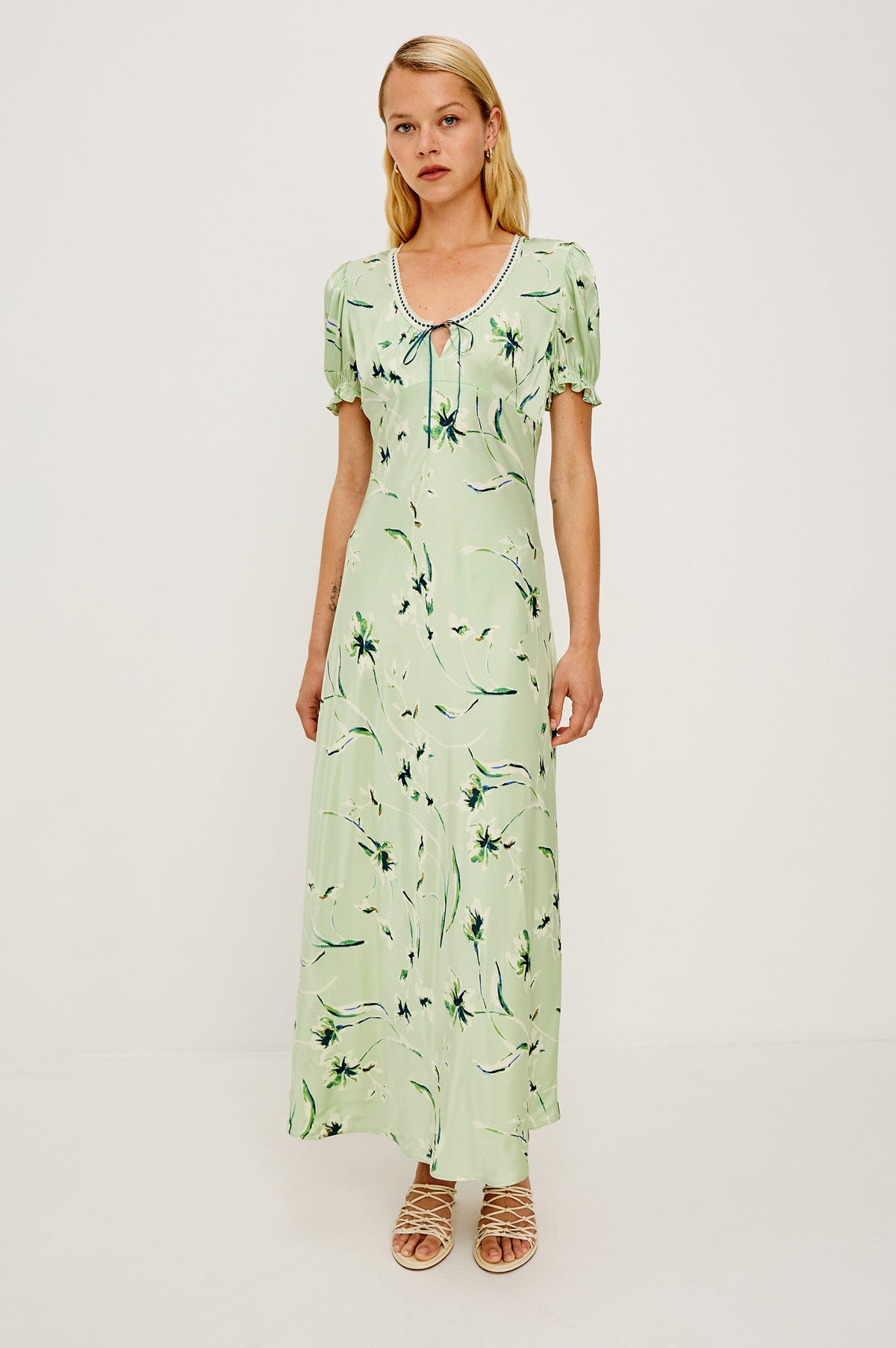 Allison Dress - Mint Linnea