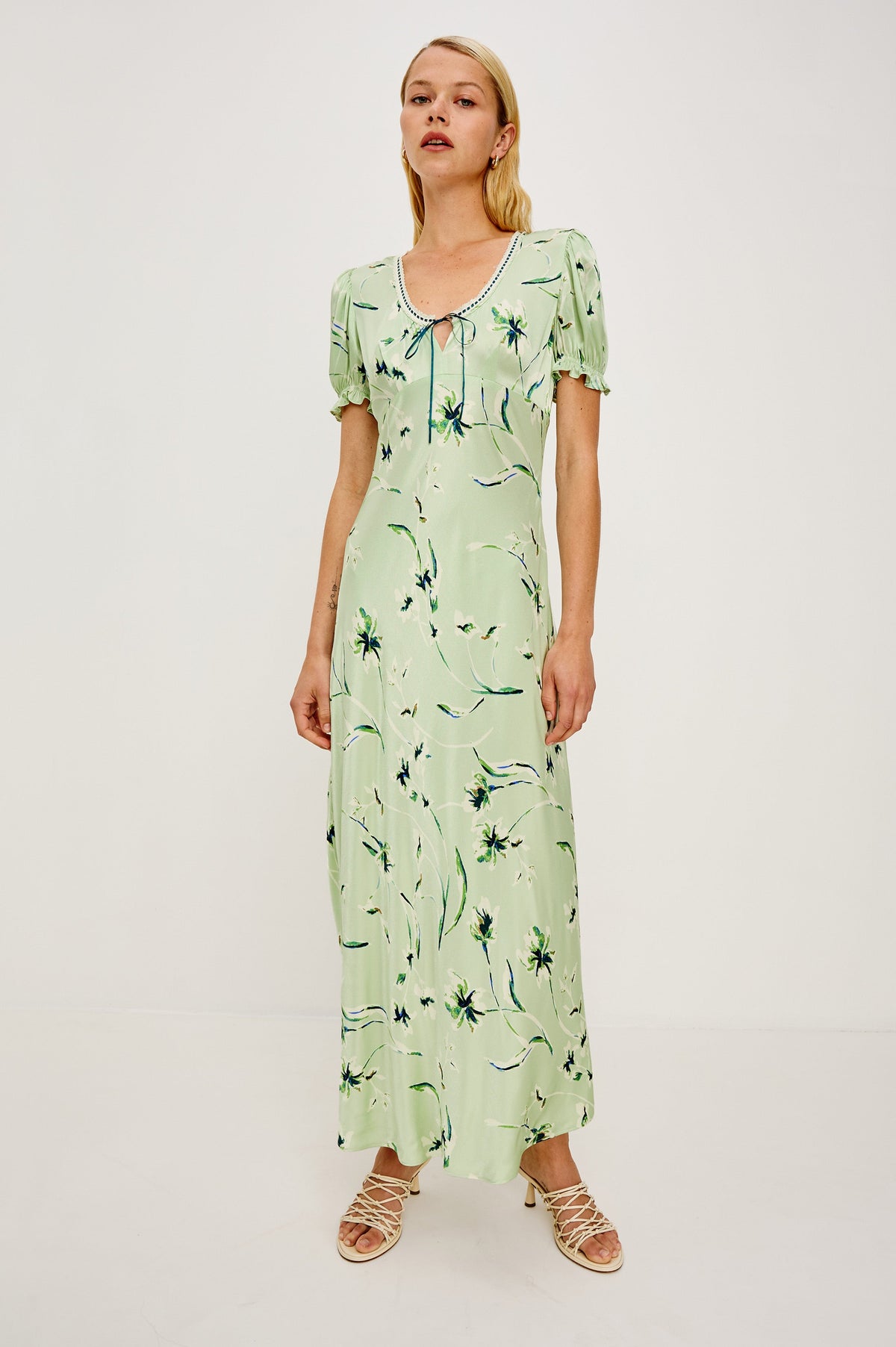 Allison Dress - Mint Linnea