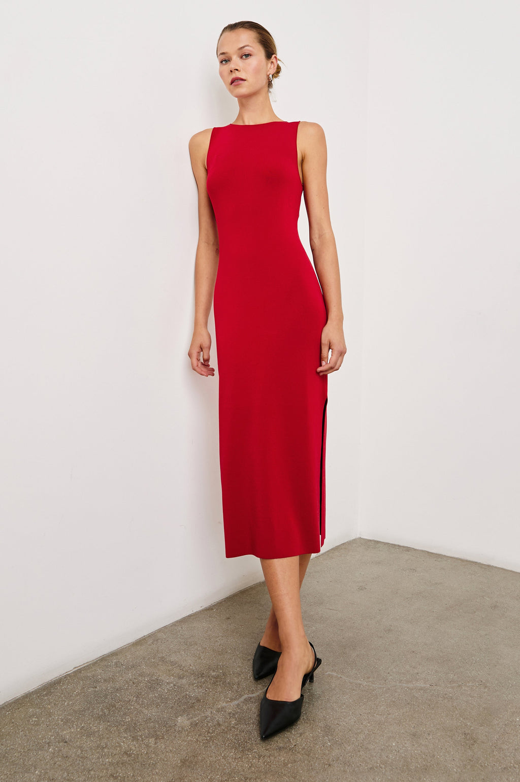 Alora Dress - Cherry