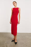 Alora Dress - Cherry