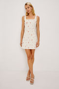 Altadena Dress - Ecru Romantic Floral