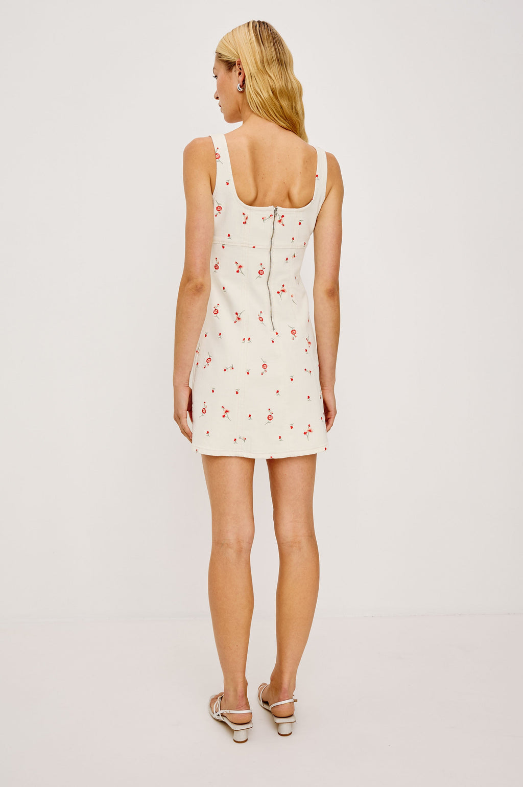 Altadena Dress - Ecru Romantic Floral