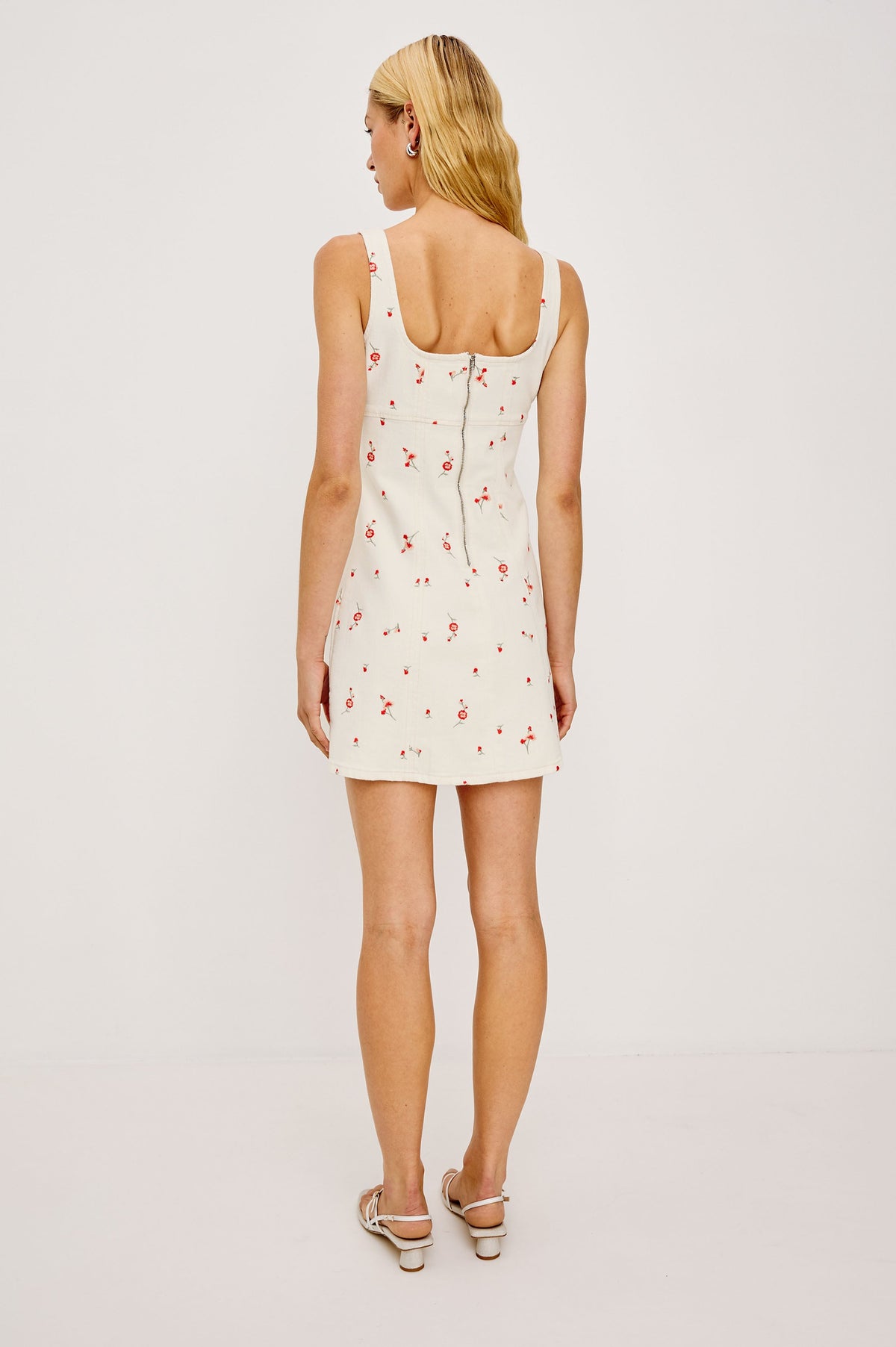 Altadena Dress - Ecru Romantic Floral