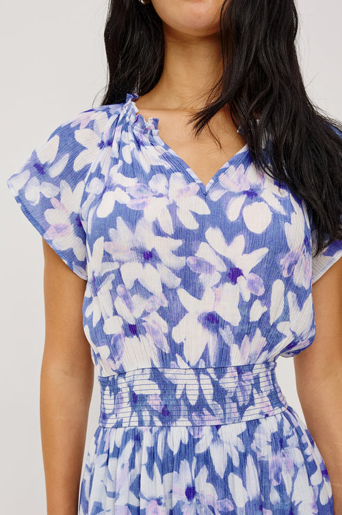 Amellia Dress - Blue Amaranth