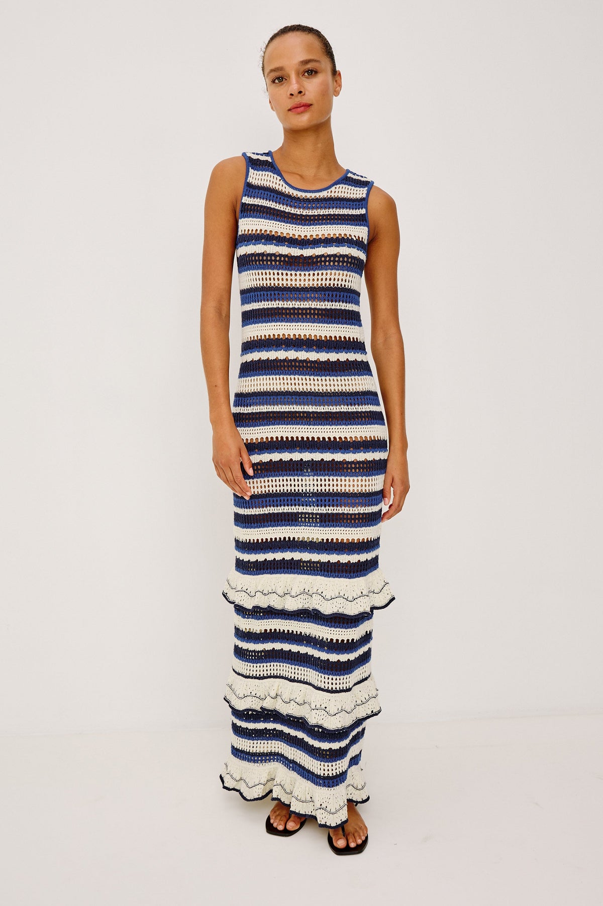 Ana Dress - Crete Stripe