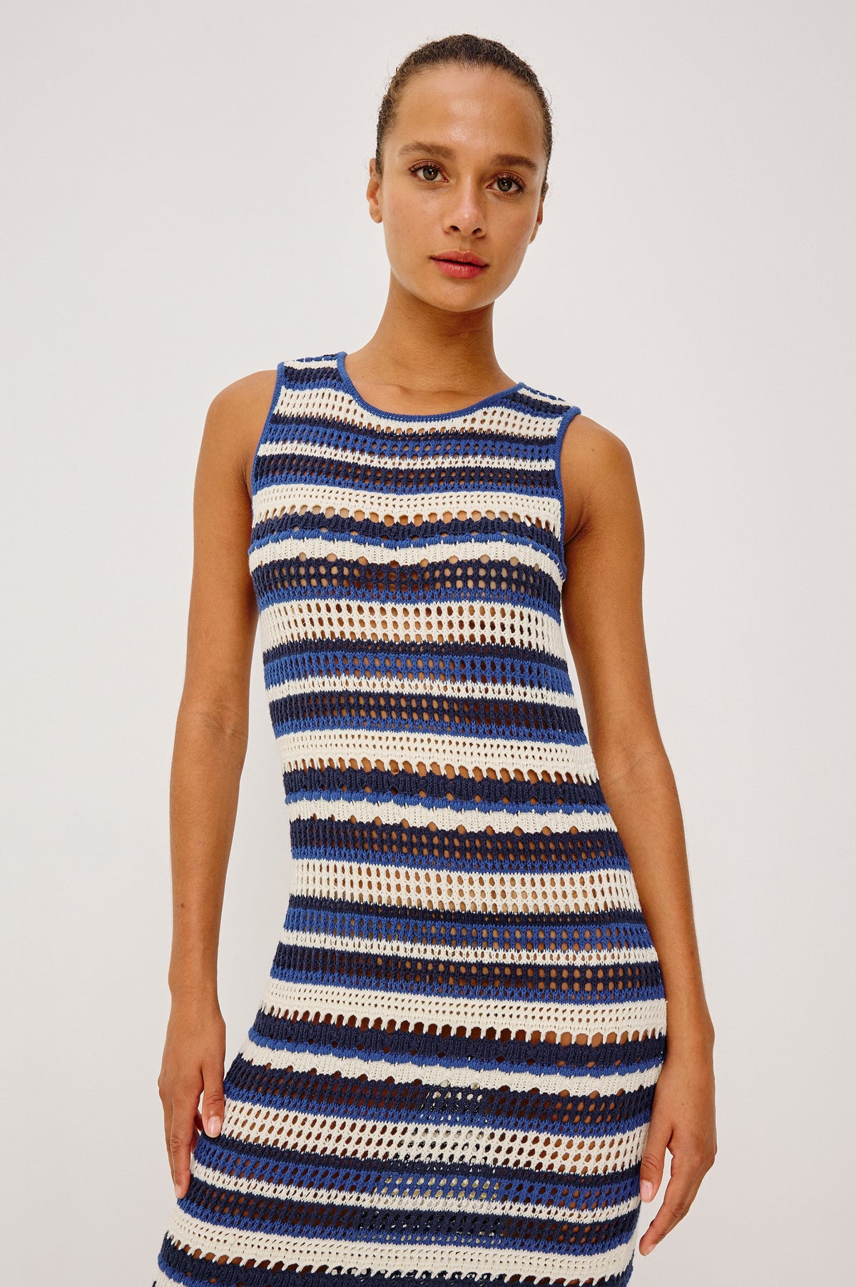 Ana Dress - Crete Stripe
