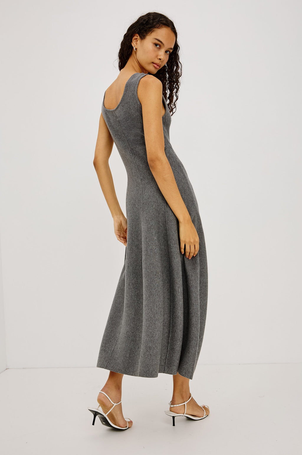 Angelica Dress - Heather Grey