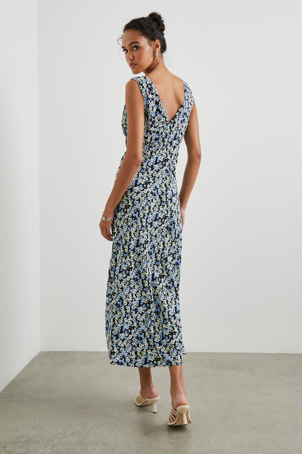 Audrina Dress - Midnight Meadow Floral