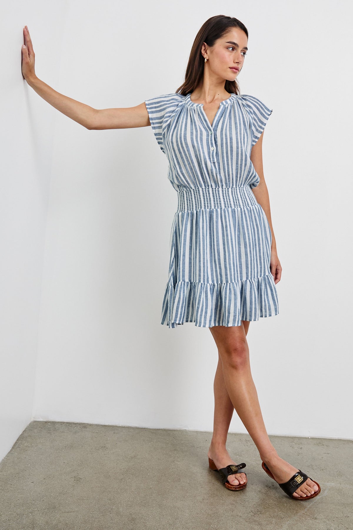 Augustine Dress - Jalisco Stripe