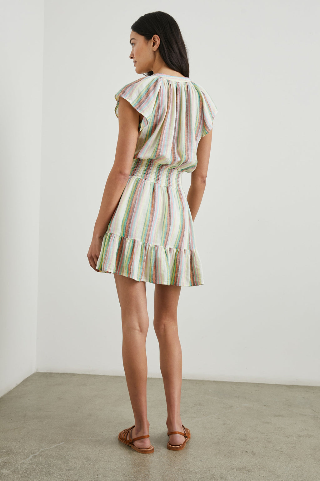 Augustine Dress - Palais Stripe