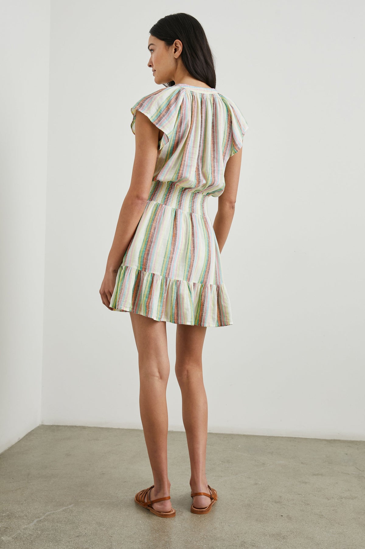Augustine Dress - Palais Stripe
