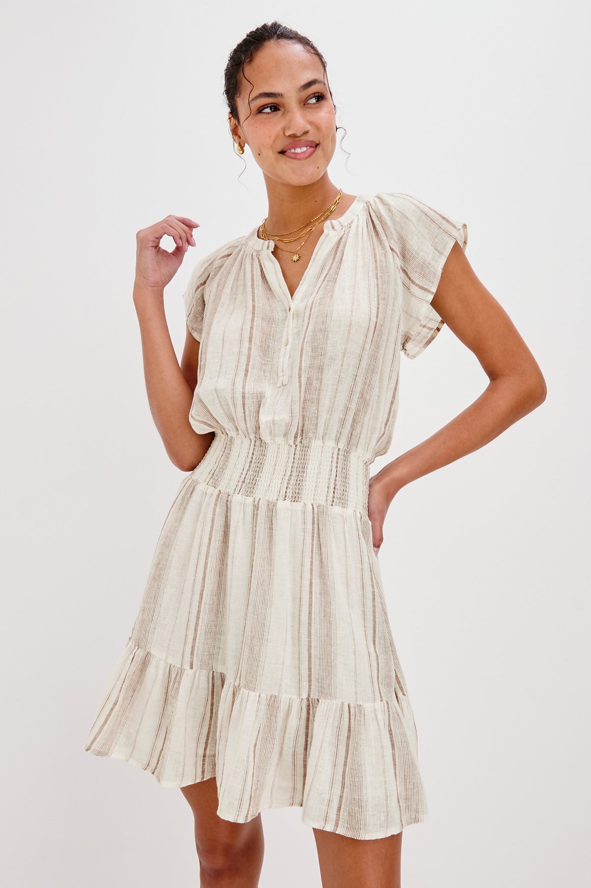 Augustine Dress - Reims Stripe