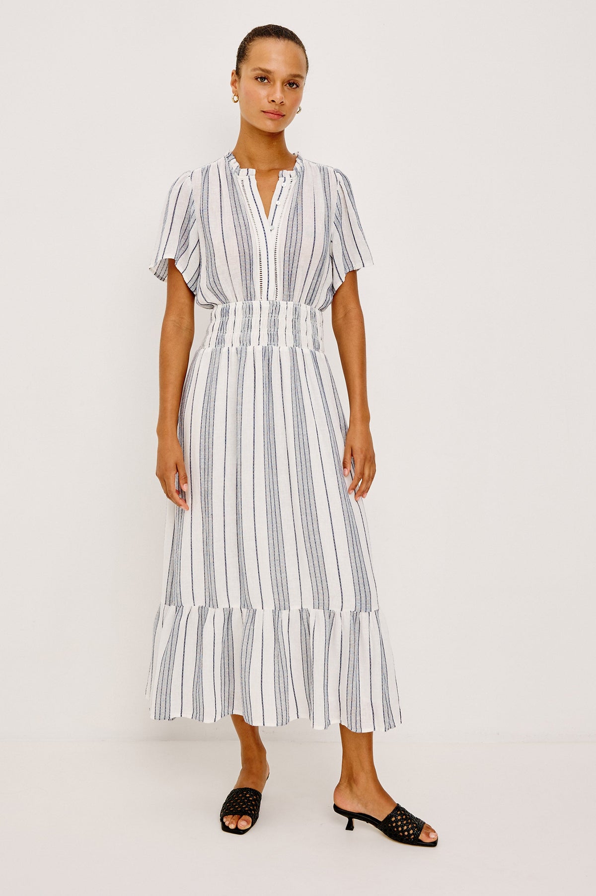 Brent Dress - Salino Stripe