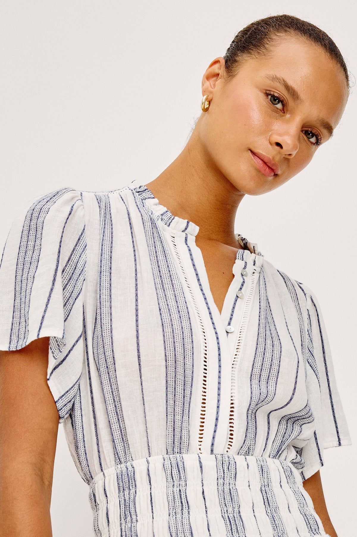 Brent Dress - Salino Stripe