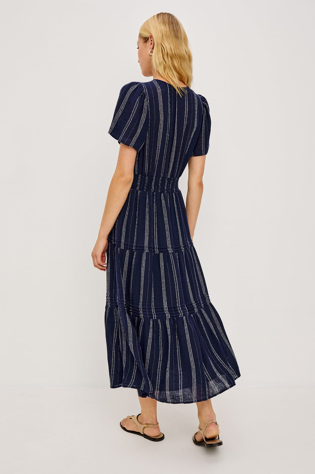 Cannes Dress - Marina Stripe