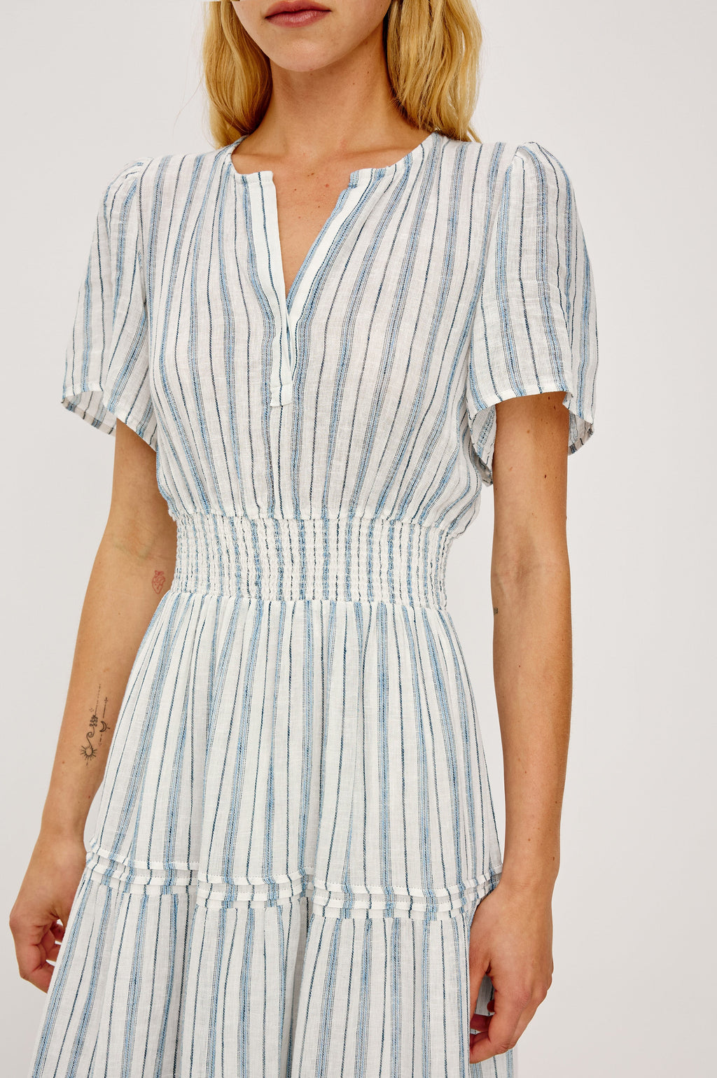 Cannes Dress - Windward Stripe