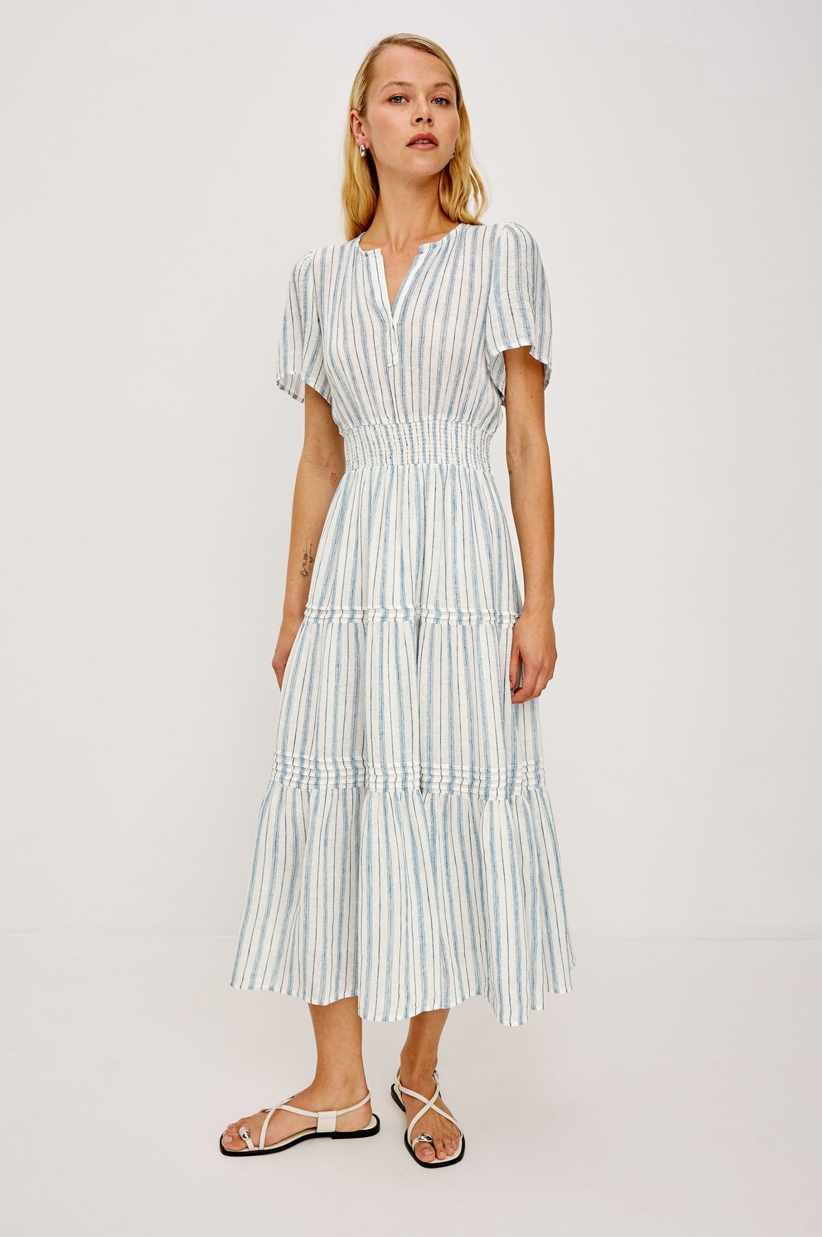 Cannes Dress - Windward Stripe