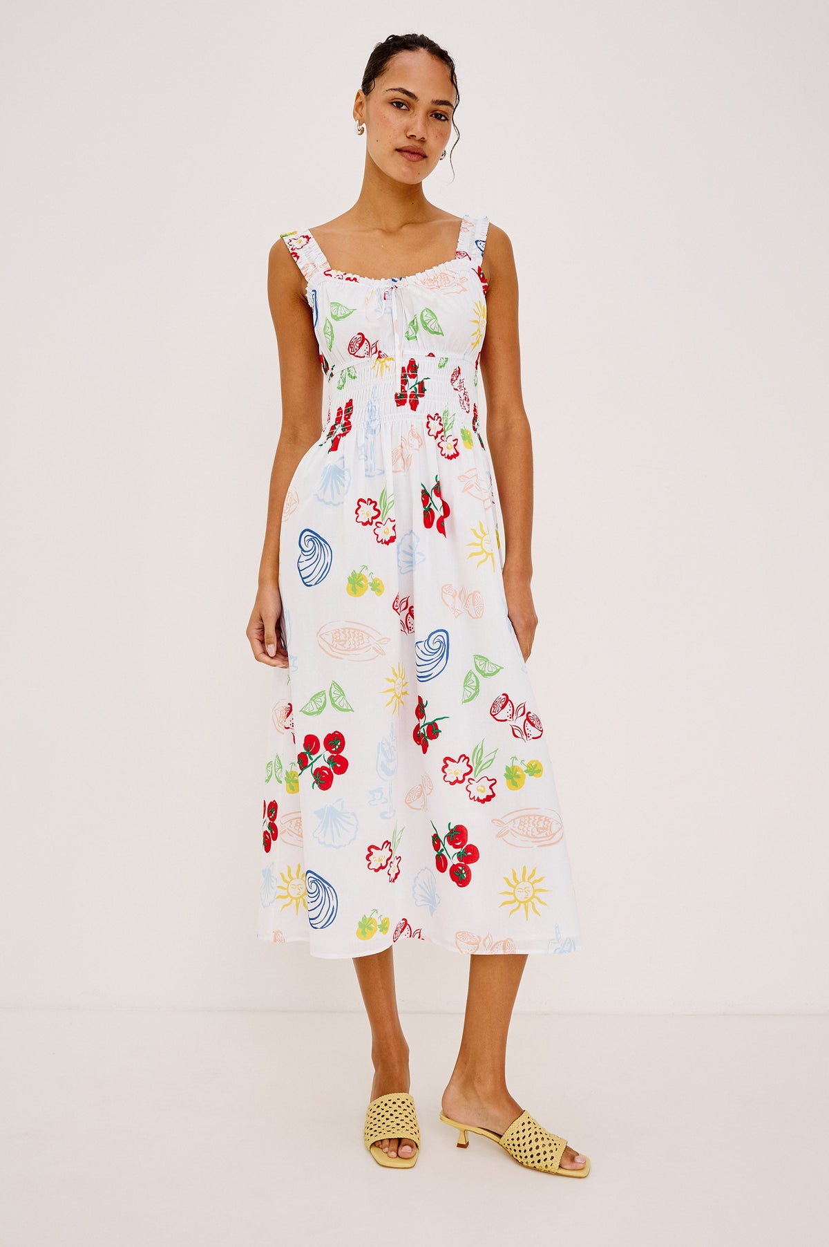 Rails X Giadzy Capri Dress - White Antipasti