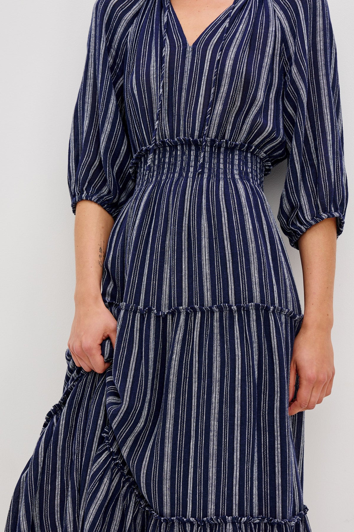 Caterine Dress - Roche Stripe