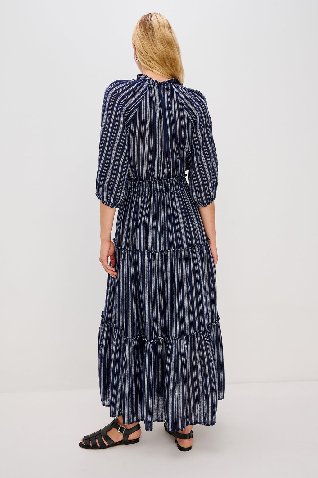 Caterine Dress - Roche Stripe