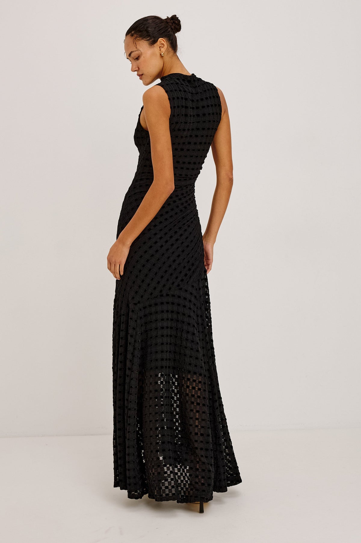 Cosmos Dress - Black Checkerboard