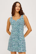 Cove Dress - Blue Vine