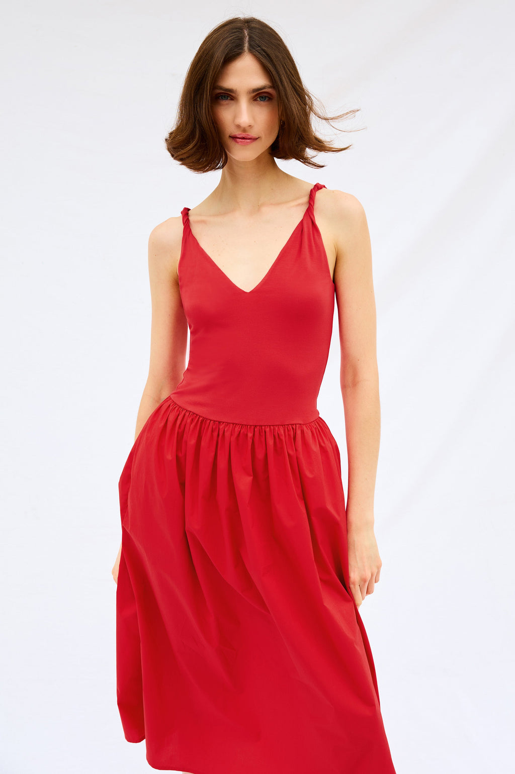 Franca Dress - Cherry