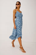 Frida Dress - Blue Cassia