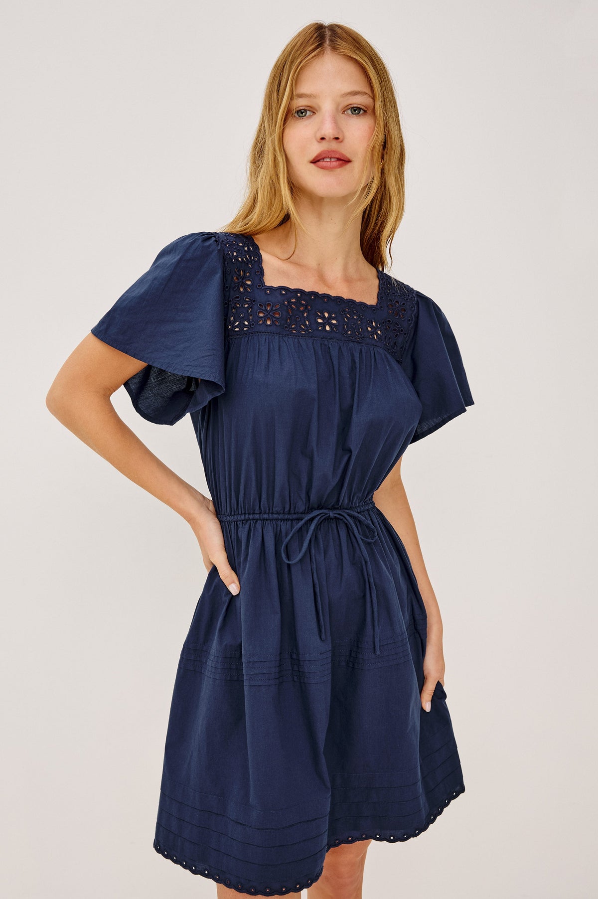 Gale Dress - Navy