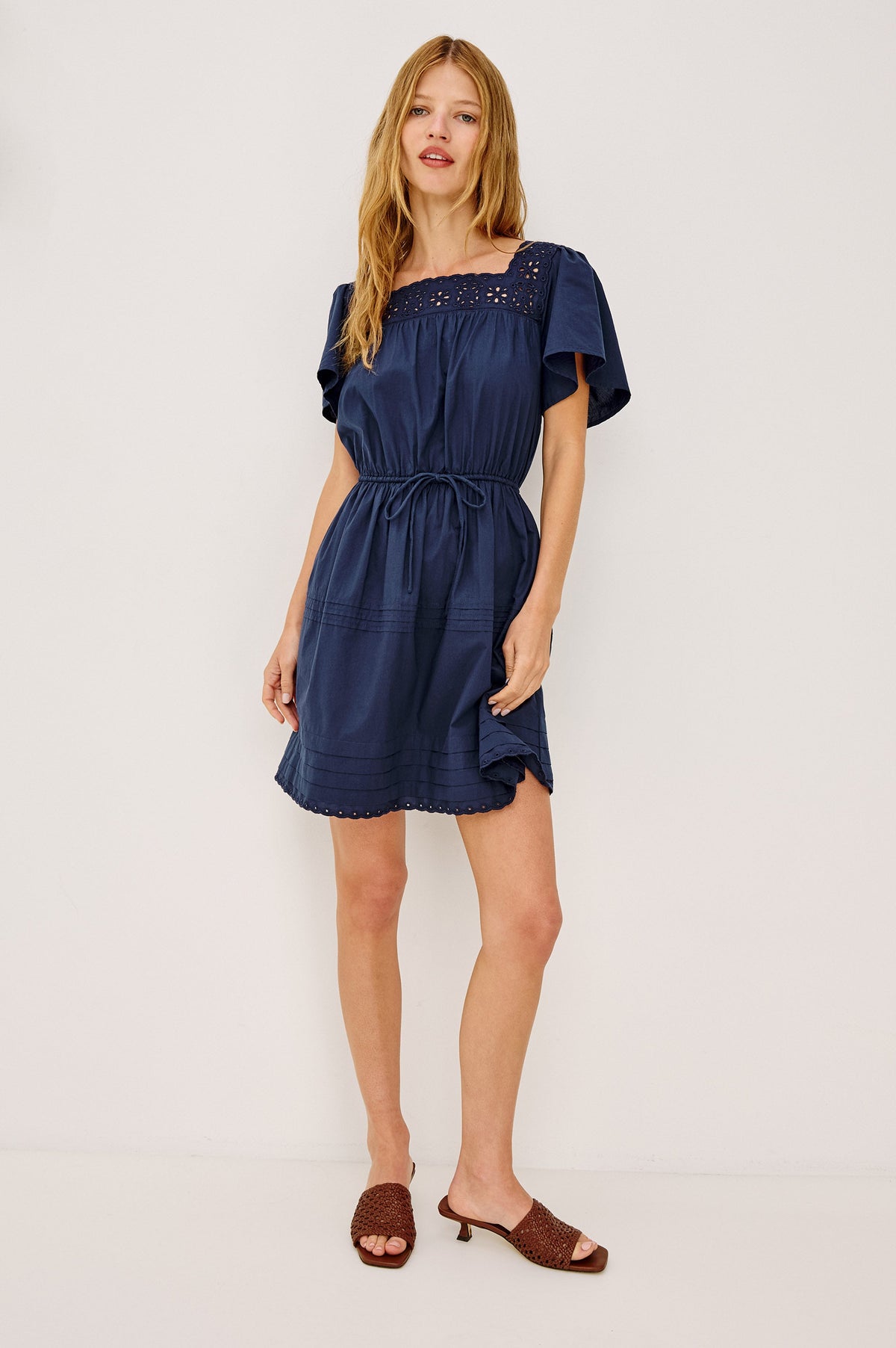 Gale Dress - Navy