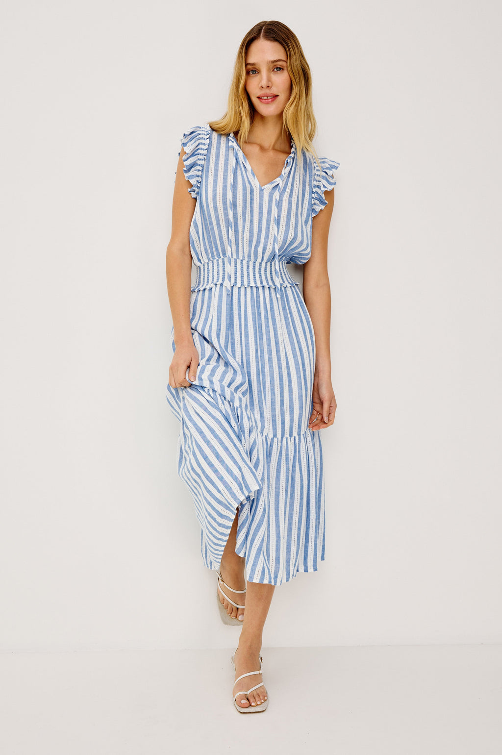 Garden Dress - Atlantis Stripe