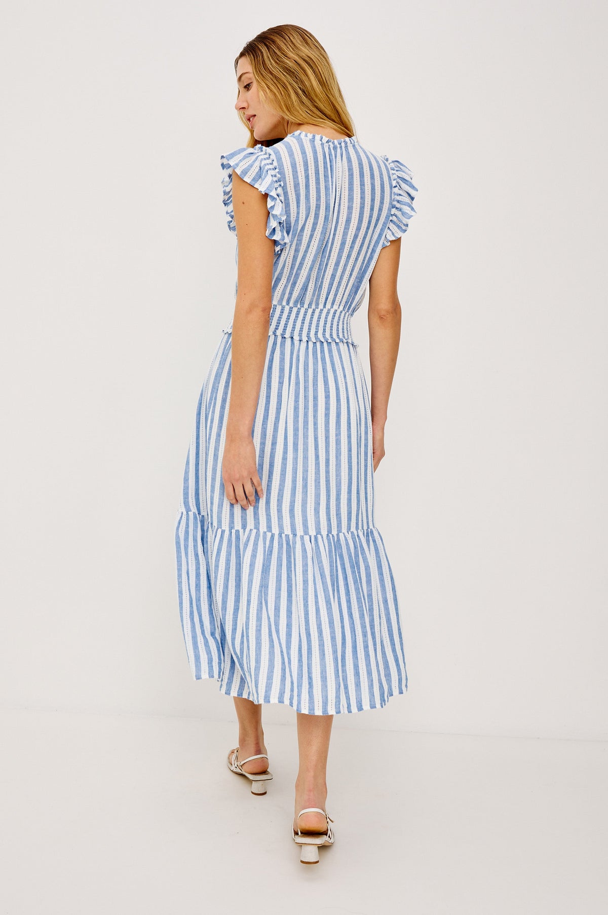 Garden Dress - Atlantis Stripe