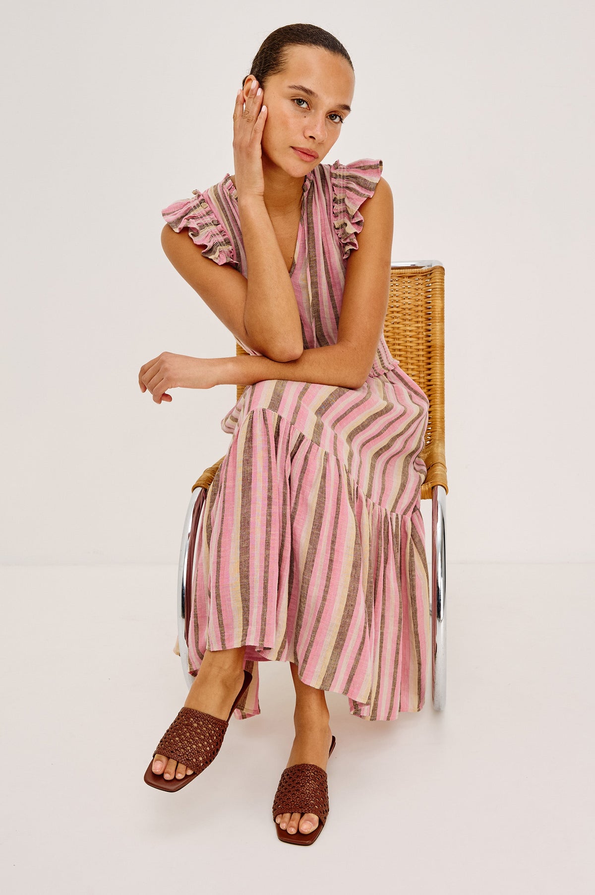 Garden Dress - Cordoba Stripe