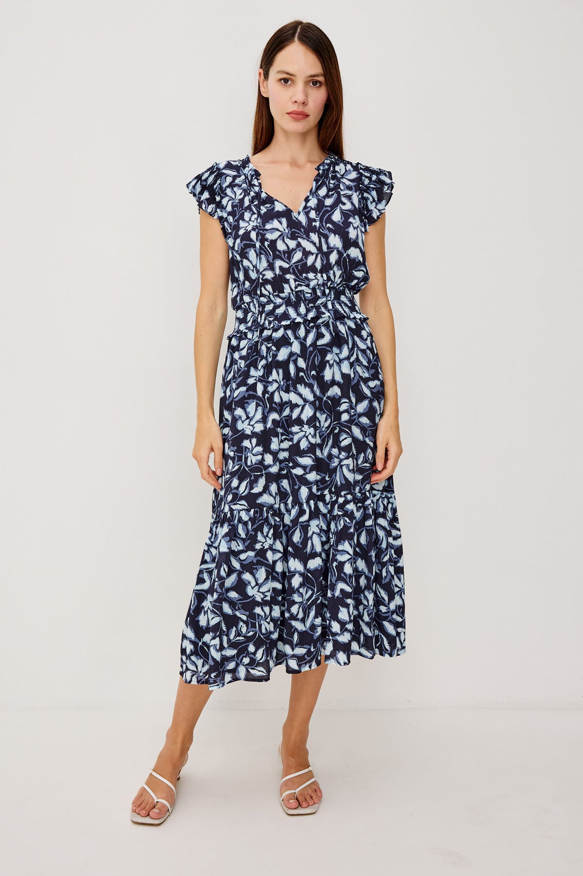 Garden Dress - Navy Jasmine