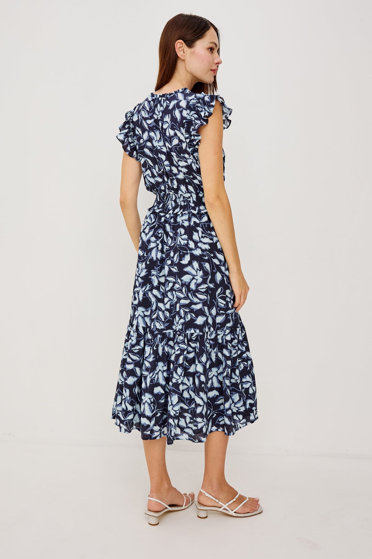 Garden Dress - Navy Jasmine