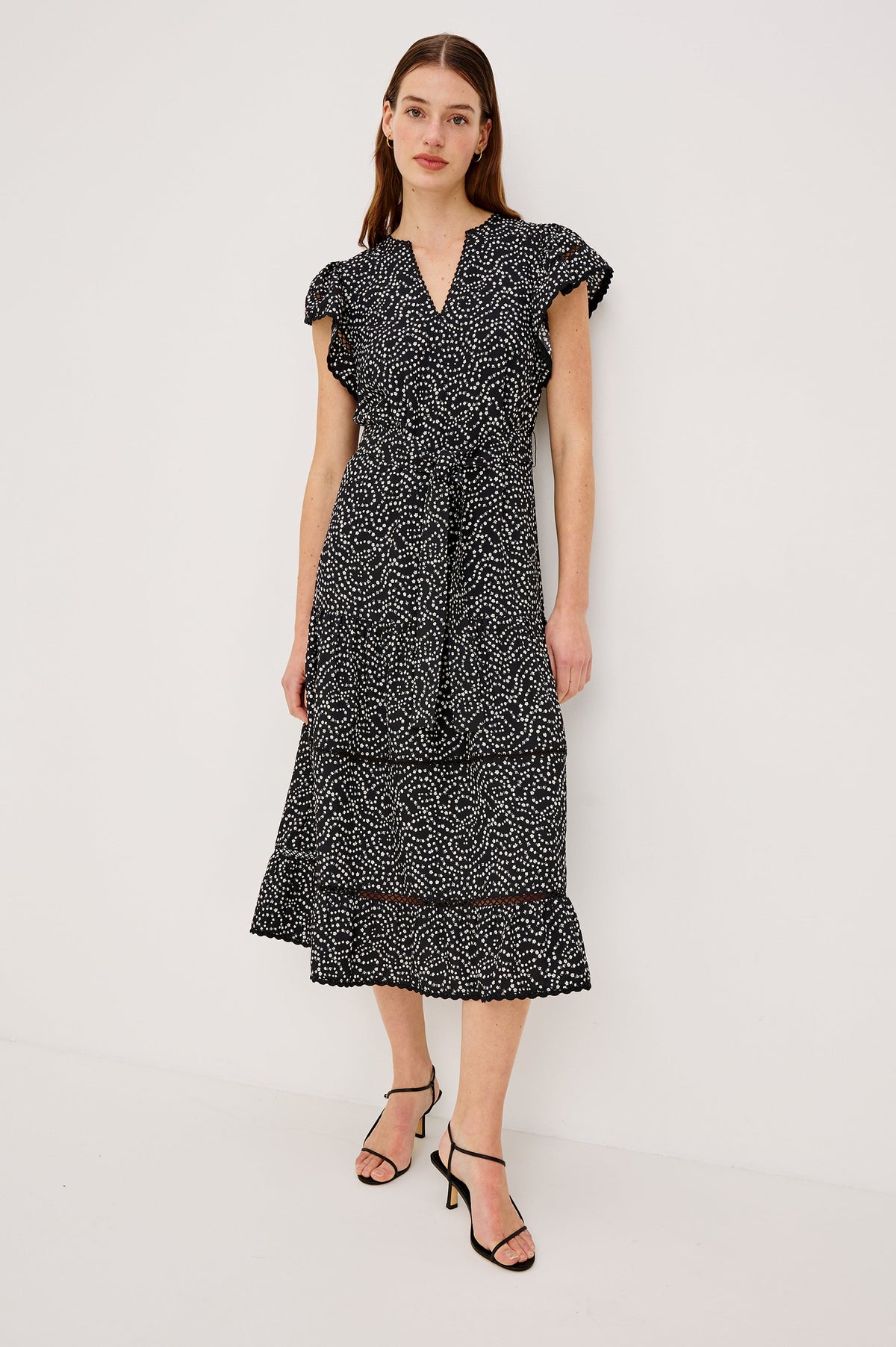 Gia Dress - Mini Chain Daisies