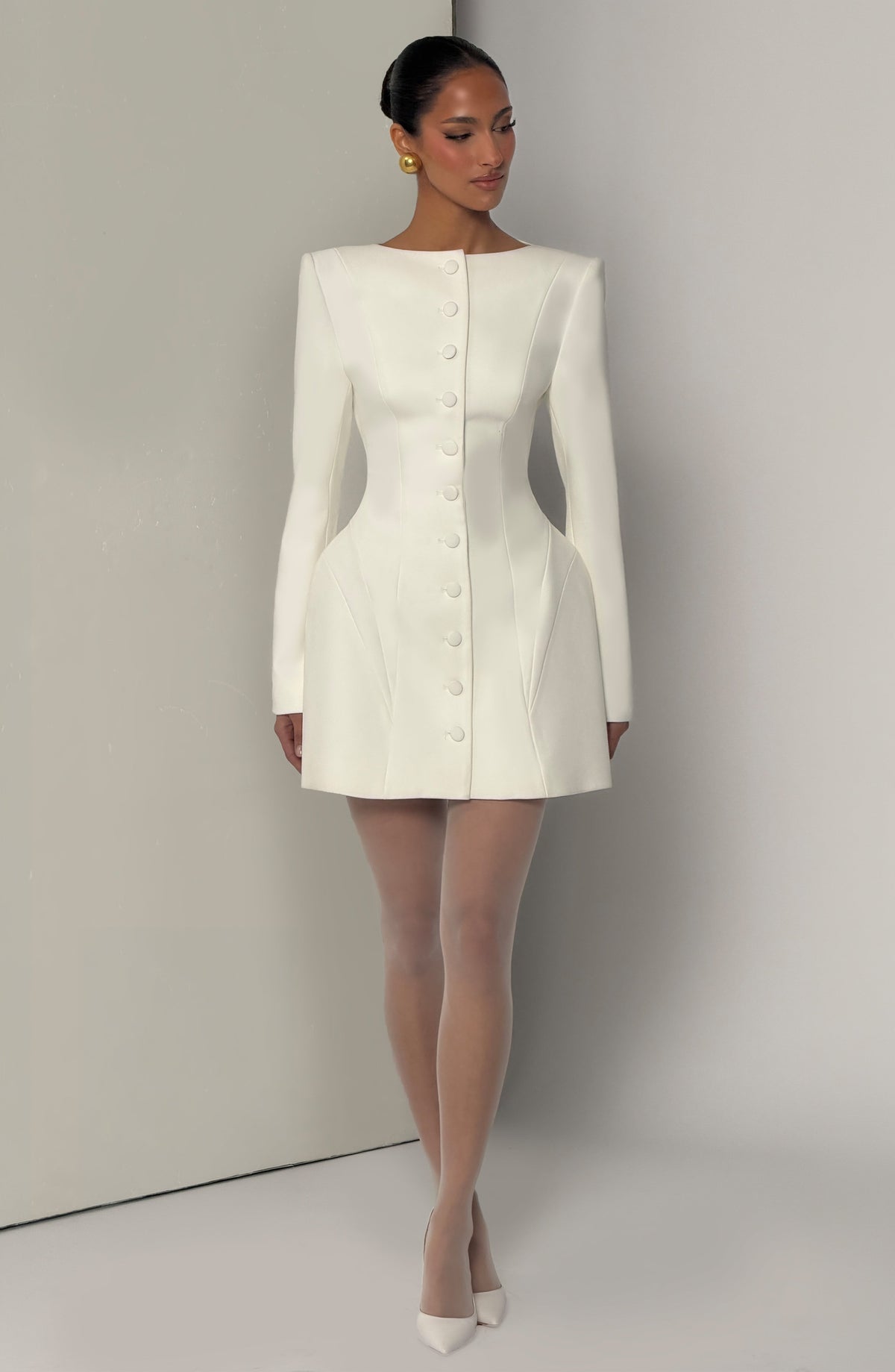 Azzurra Mini Dress - Ivory