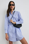 Harmony Dress - Oxford White Stripe