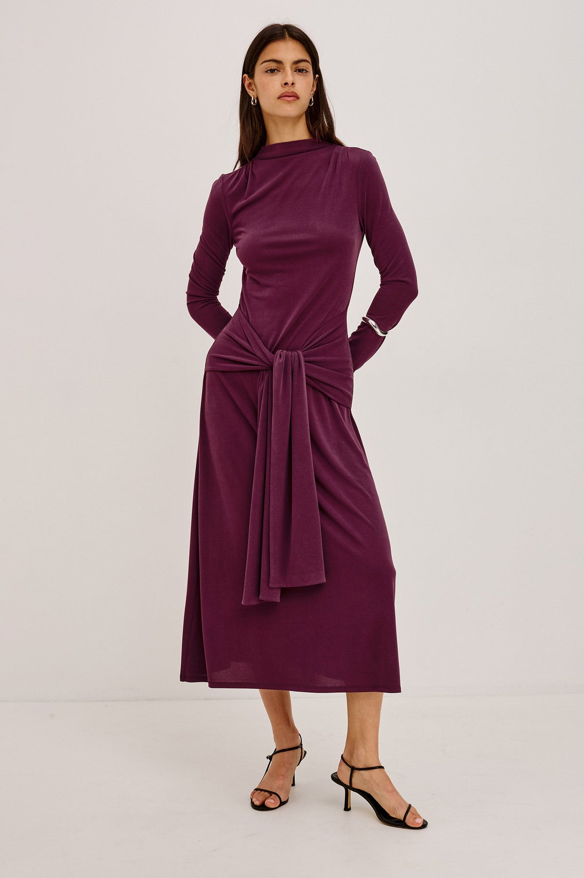 Hollis Dress - Wine
