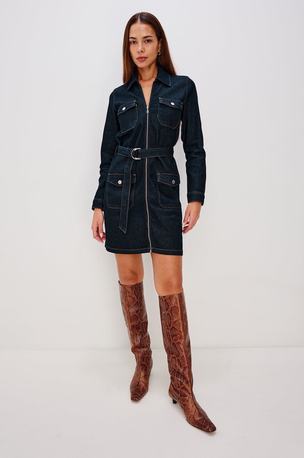 Jefferson Dress - Midnight Blues