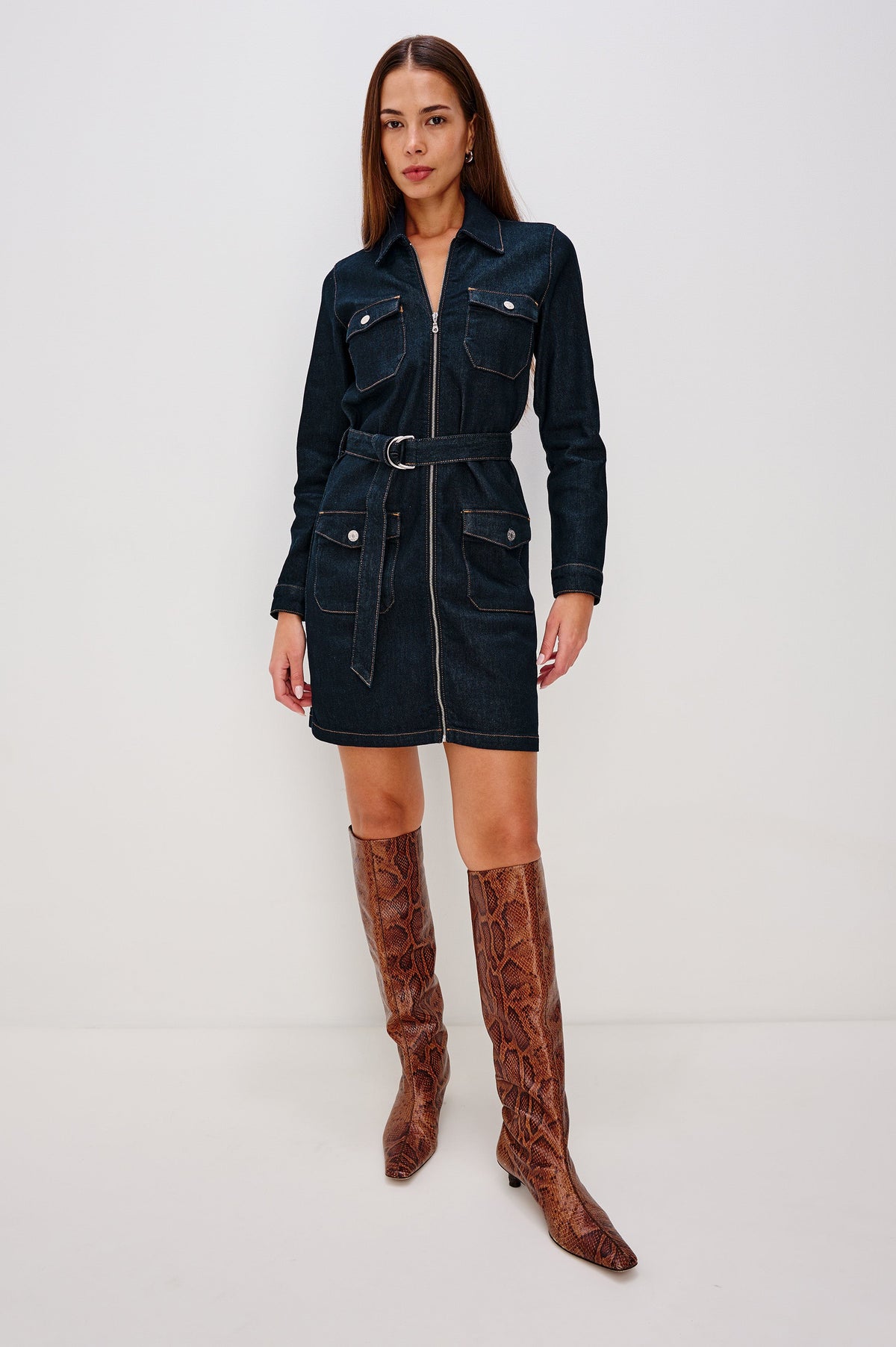 Jefferson Dress - Midnight Blues