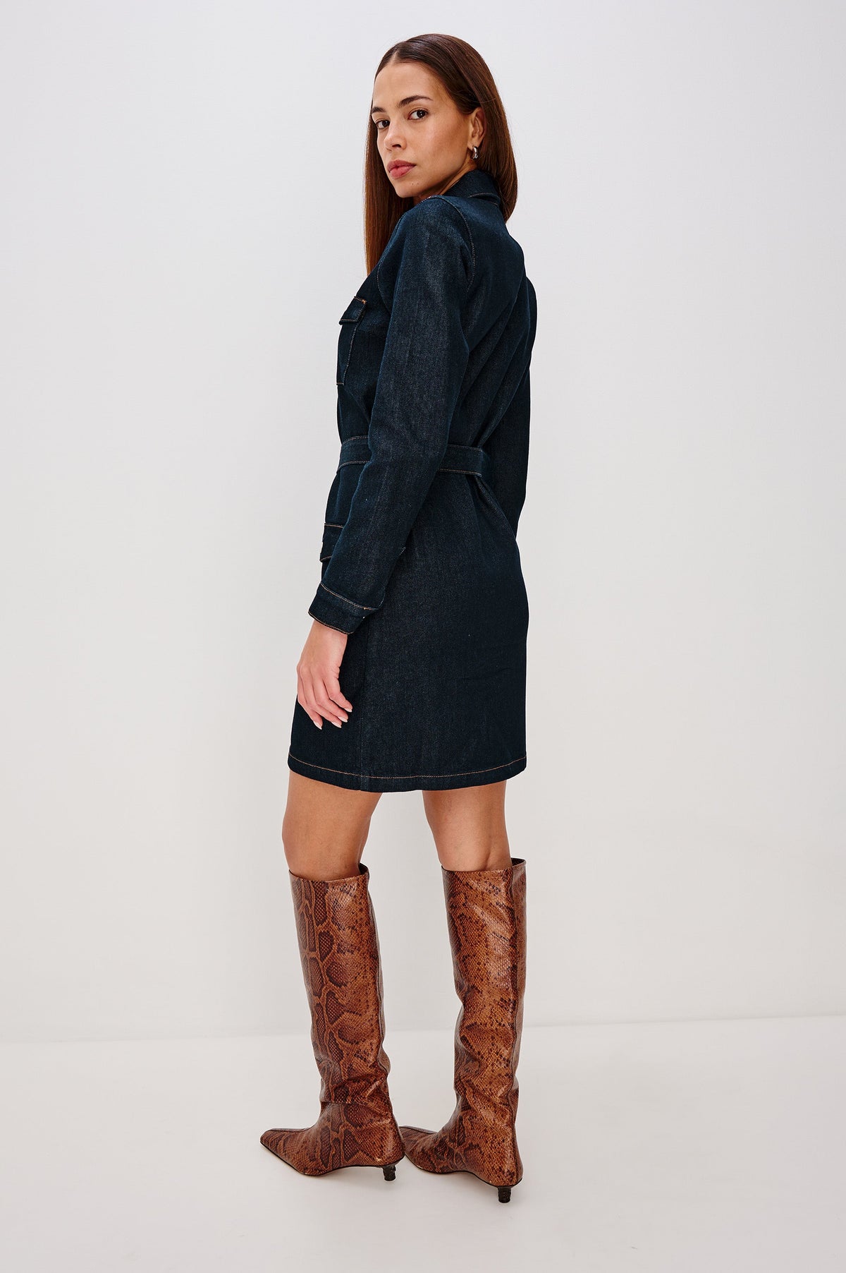 Jefferson Dress - Midnight Blues