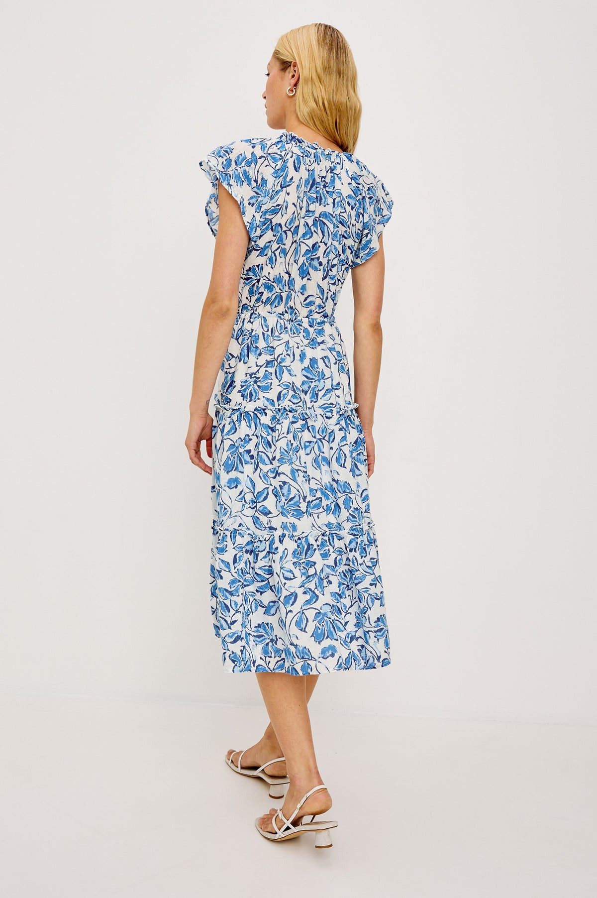 Juni Dress - Azure Jasmine