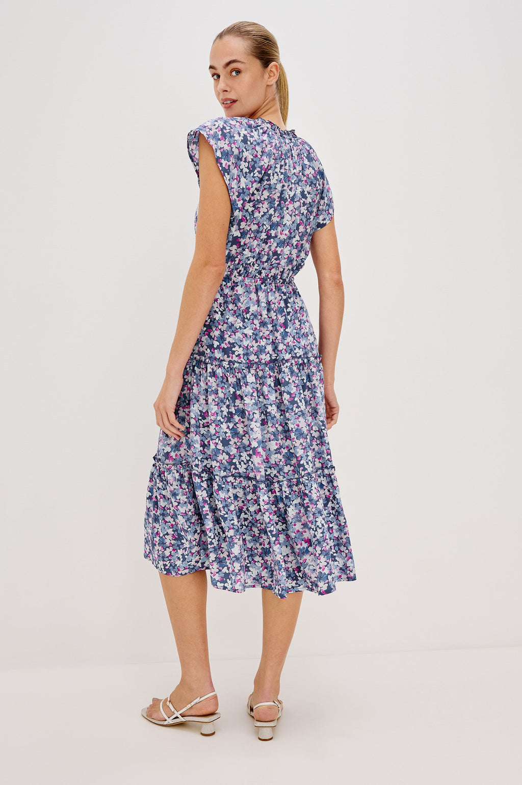 Juni Dress - Blue Blossom