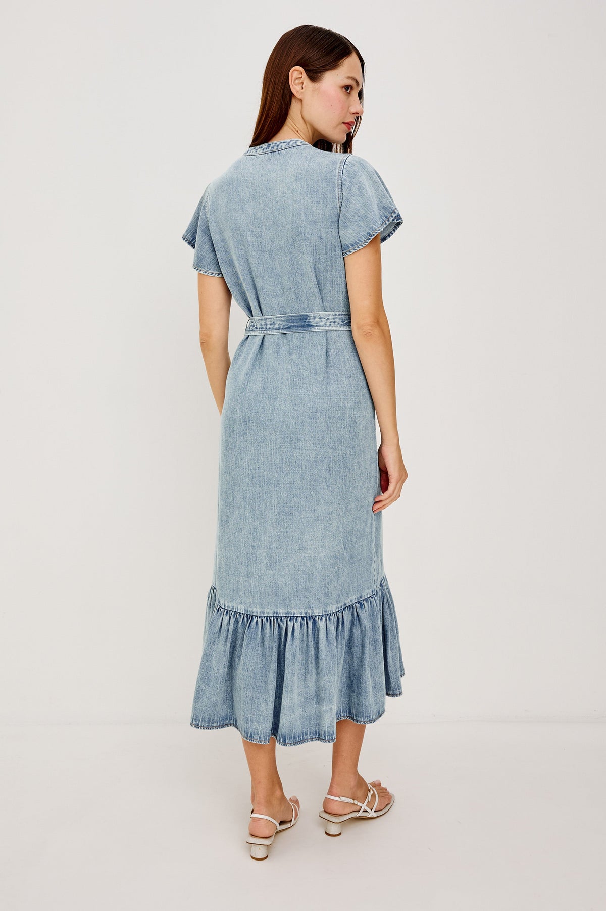Kahlo Dress - Faded Indigo
